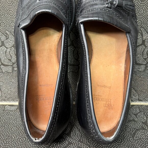 Allen Edmonds Bridgeton Black Leather Tassel Loafers Mens Size 13 - Picture 4 of 10